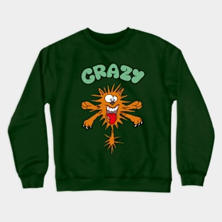 Crazy Cat Crewneck Sweatshirt